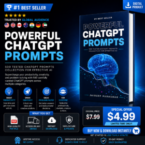 Powerful ChatGPT Prompts 500 Tested ChatGPT Prompts for Effective AI by Jaideep Parashar